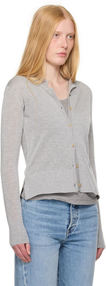 Villapaita TOTEME TOTEME Fine Knit Cardigan Harmaa | 243-WRT0329-YA0079, 1