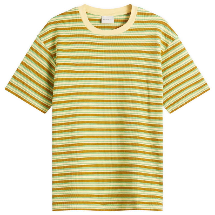 T-paita Drôle de Monsieur Drôle de Monsieur Striped T-Shirt, Size Large Keltainen | G-TS245-CO203-MS