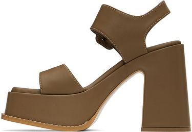 Tennarit ja kengät Stella McCartney Skyla Buckled Platform Sandals Ruskea | 810394AP0AL0, 2