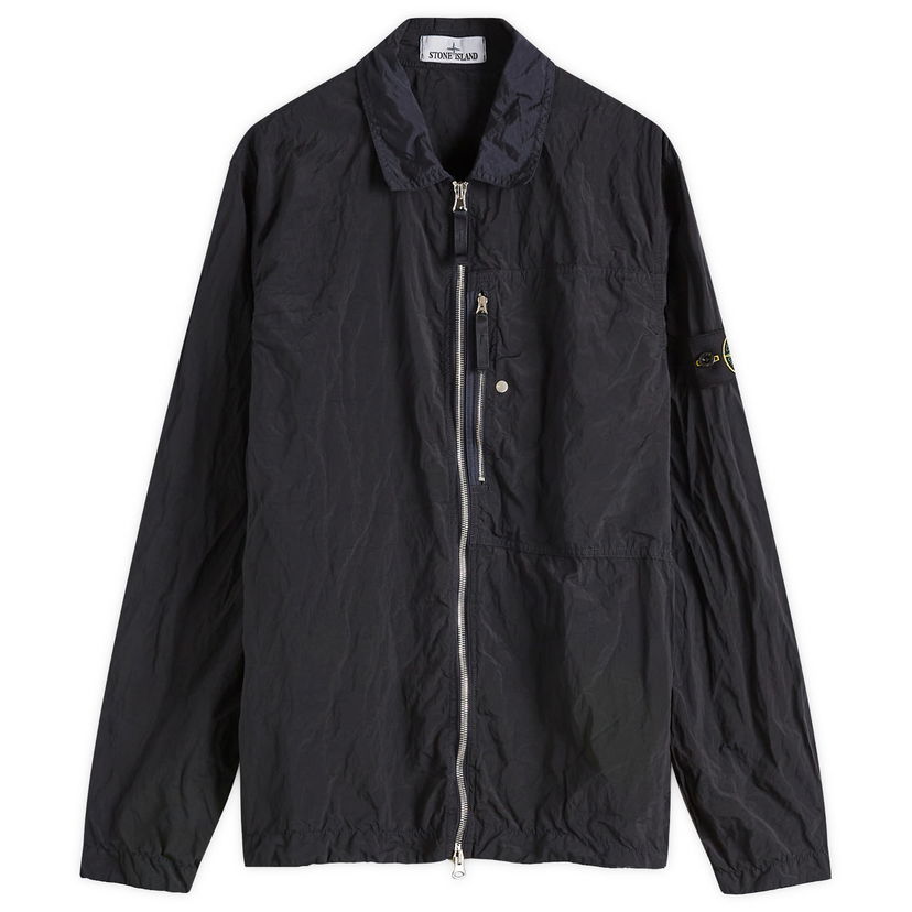 Tuulitakki Stone Island Stone Island Nylon Metal Shirt Jacket, Size Large Musta | K1S151200005-V0020