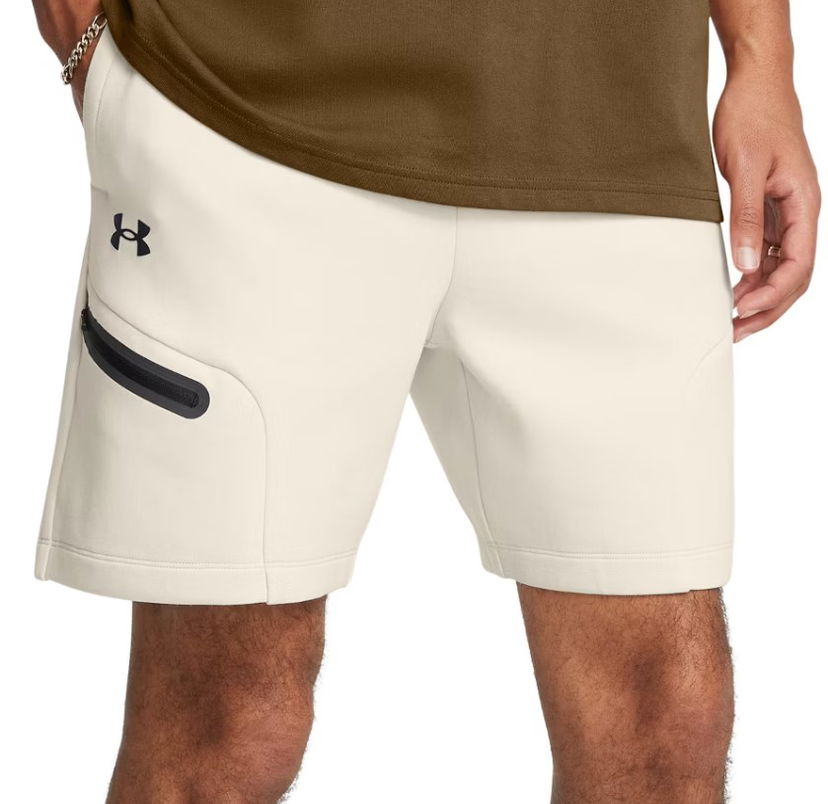 Shortsit Under Armour Under Armour Unstoppable Fleece Shorts Beige | 1379809-110