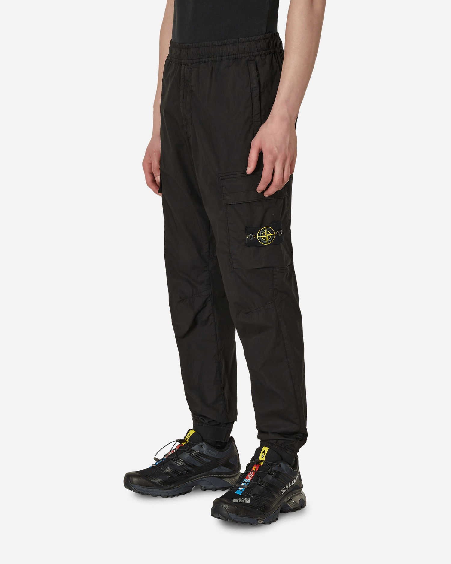 Housut Stone Island Regular Tapered Trousers Musta | MO101531303 A0029, 1