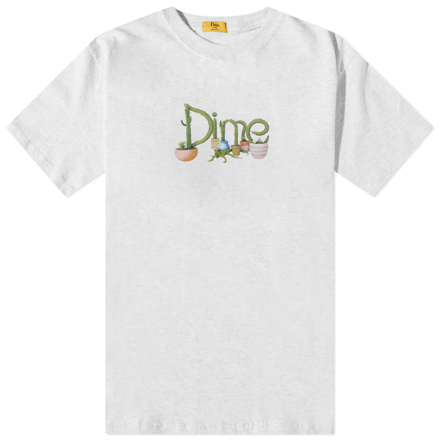 T-paita Dime Cactus Tee Ash Harmaa | DIMESU2321ASH, 0
