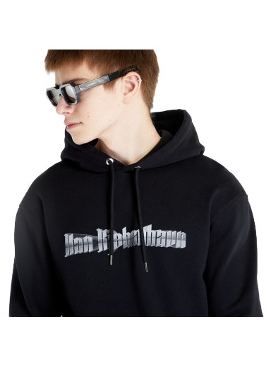 Huppari Han Kjøbenhavn Artwork Regular Hoodie Musta | M-132751-001