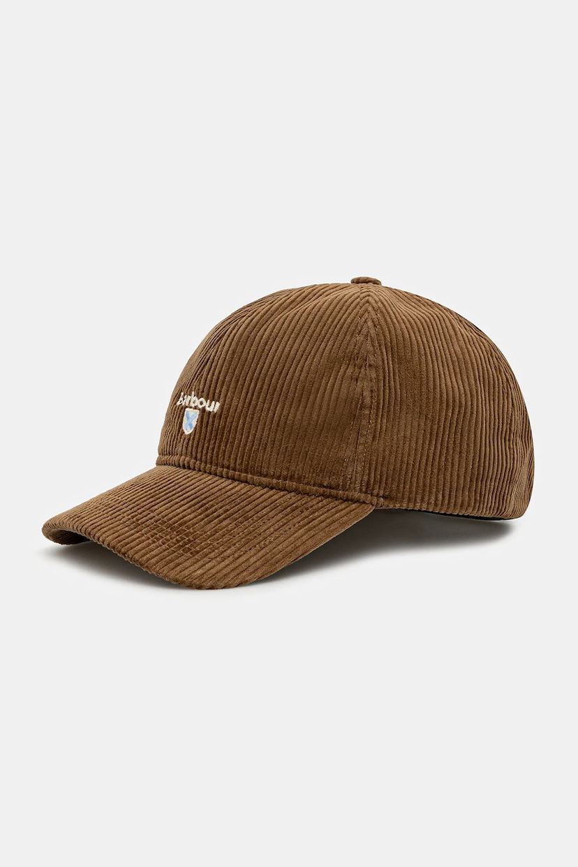 Korkki Barbour Preston Corduroy Baseball Cap Ruskea | MHA0911BE51