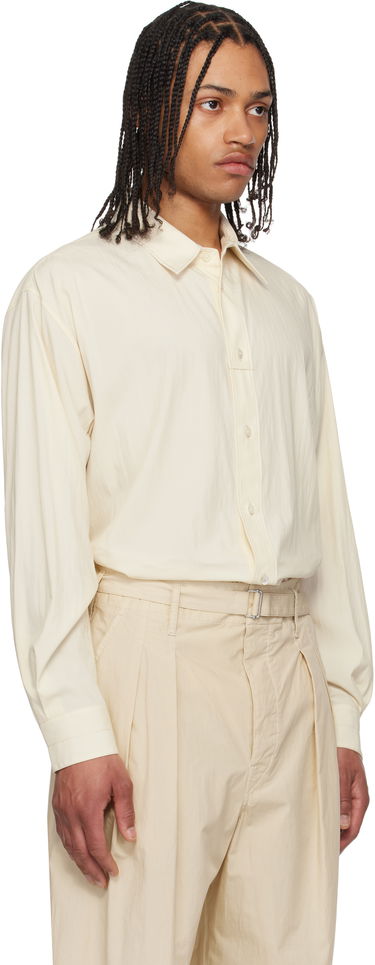 Paita LEMAIRE Lemaire Loop Button-Up Shirt Beige | SH1169 LF1370, 1
