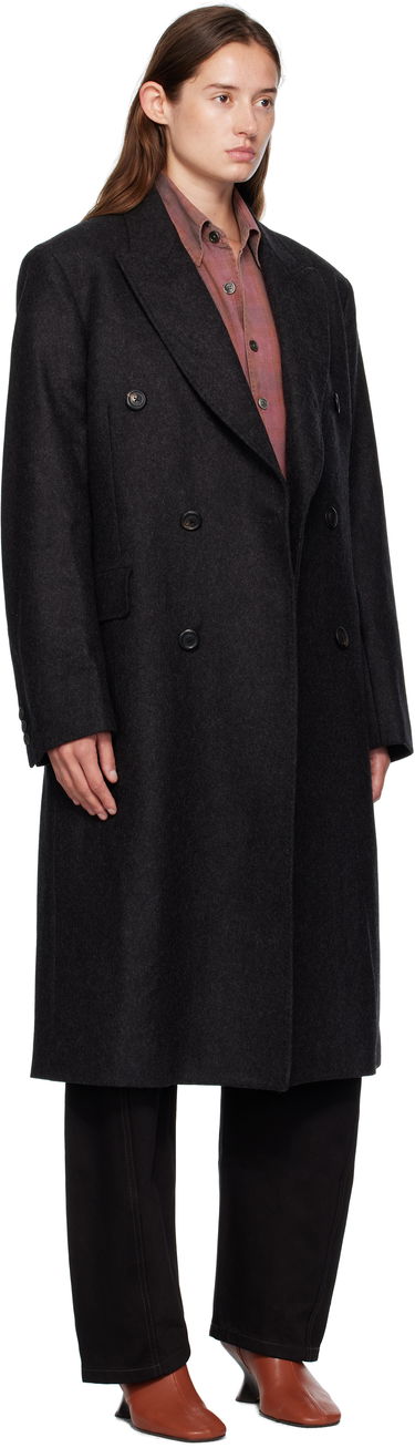 Takit OUR LEGACY OUR LEGACY Whale Double-Breasted Coat Musta | M4251WG, 4