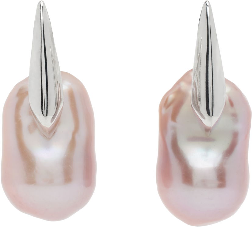 Korvakorut Bottega Veneta Small Pearl Earrings Vaaleanpunainen | 814916 V721C