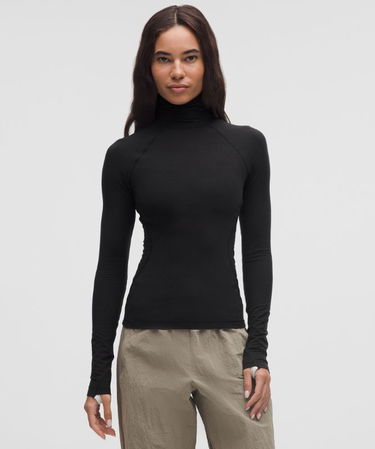 Villapaita lululemon Wool-Blend Turtleneck Base Layer Musta | prod20001527, 0