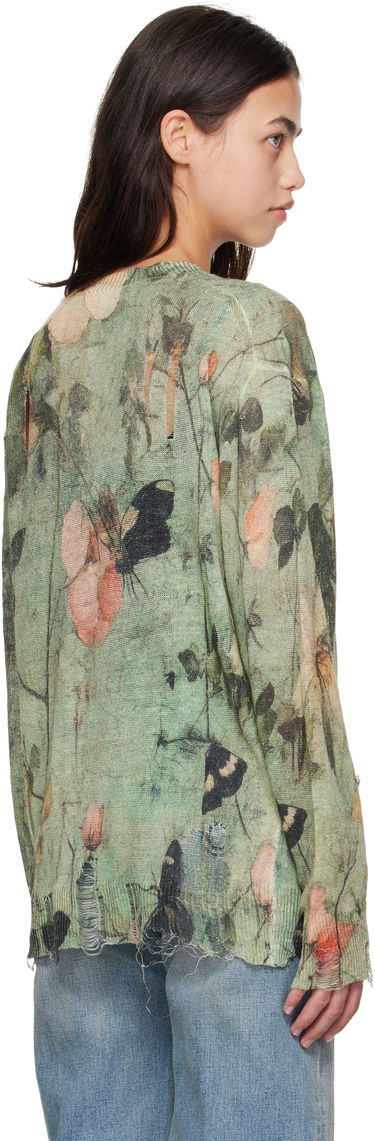 Villapaita R13 R13 Boyfriend Floral Cardigan Vihreä | R13WY200-Y227A, 2