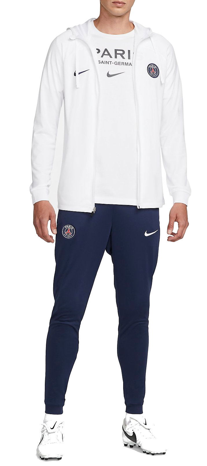 Verryttelypuku Nike Dri-FIT Paris Saint-Germain Strike Valkoinen | dj8483-101