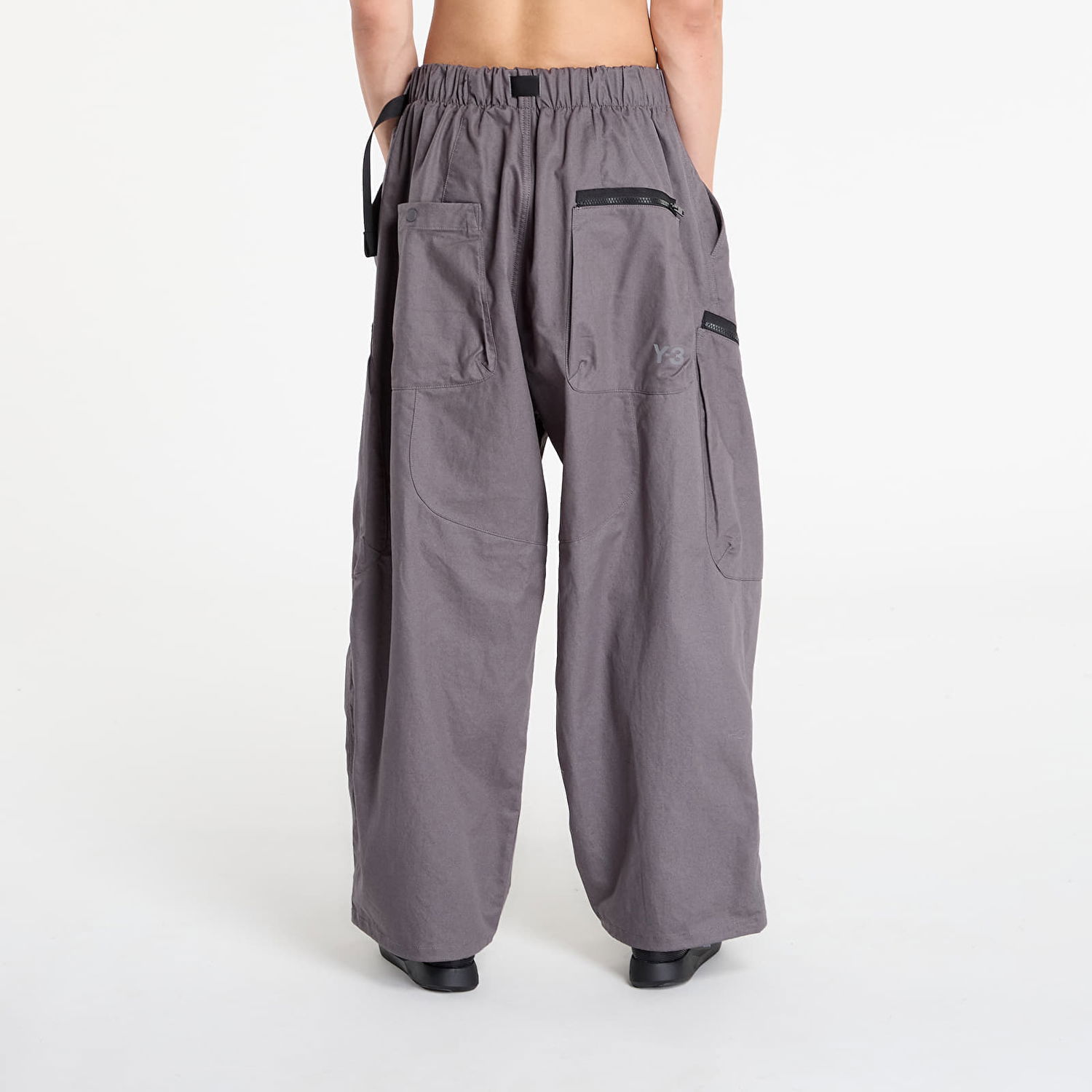 Cargo housut Y-3 Y-3 Twill Cargo Pants Harmaa | KB2076, 1