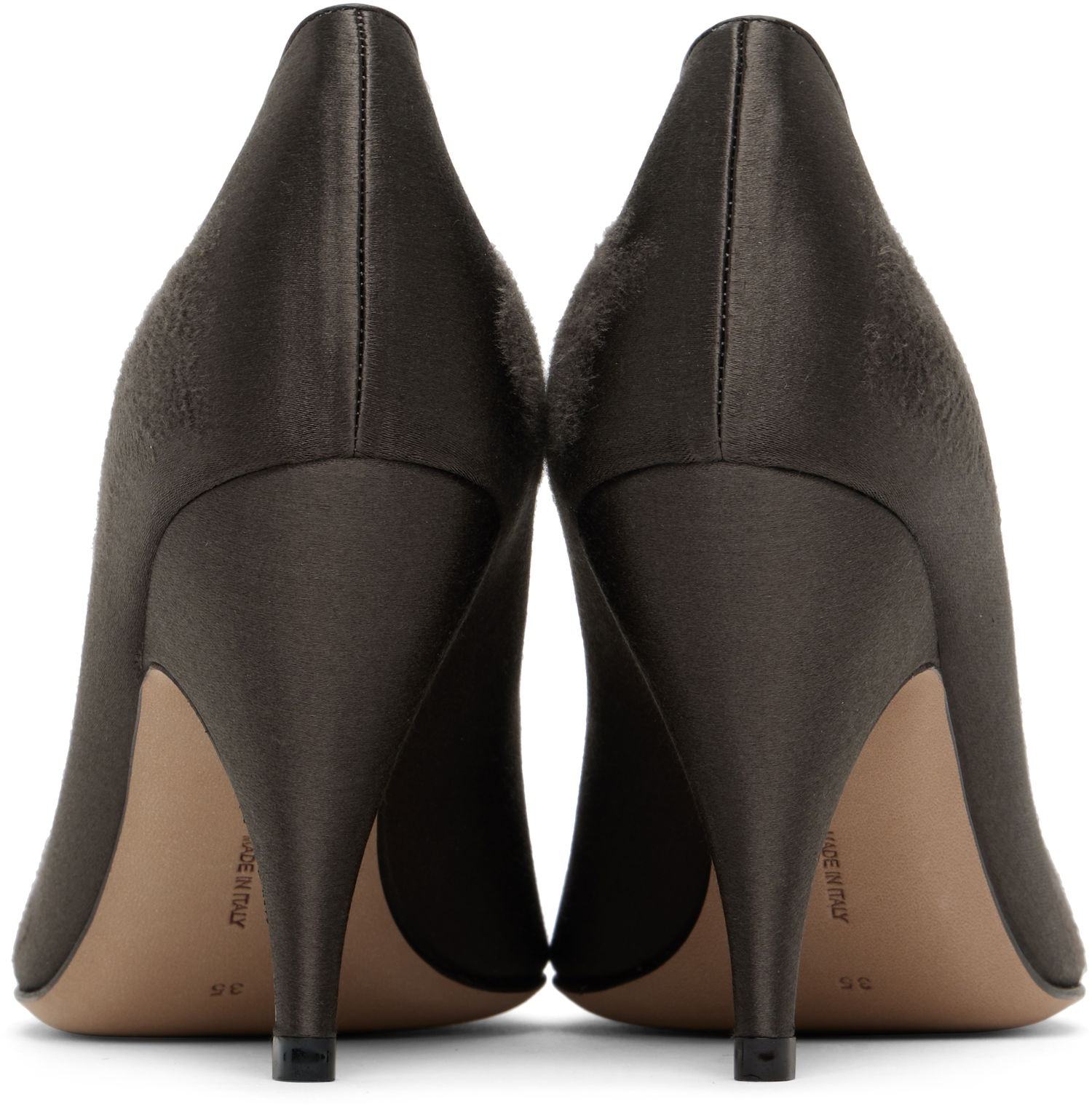 Tennarit ja kengät The Row The Row Liisa Satin Heels Harmaa | F1544-W326, 1