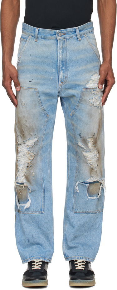 Jeans Maison Margiela MM6 Maison Margiela Distressed Carpenter Jeans Sininen | SH2LA0017 M30018, 0