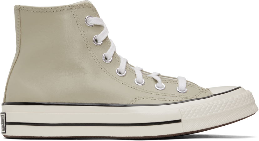 Vaatteet Converse Chuck 70 Leather High Top Vihreä | A10549C