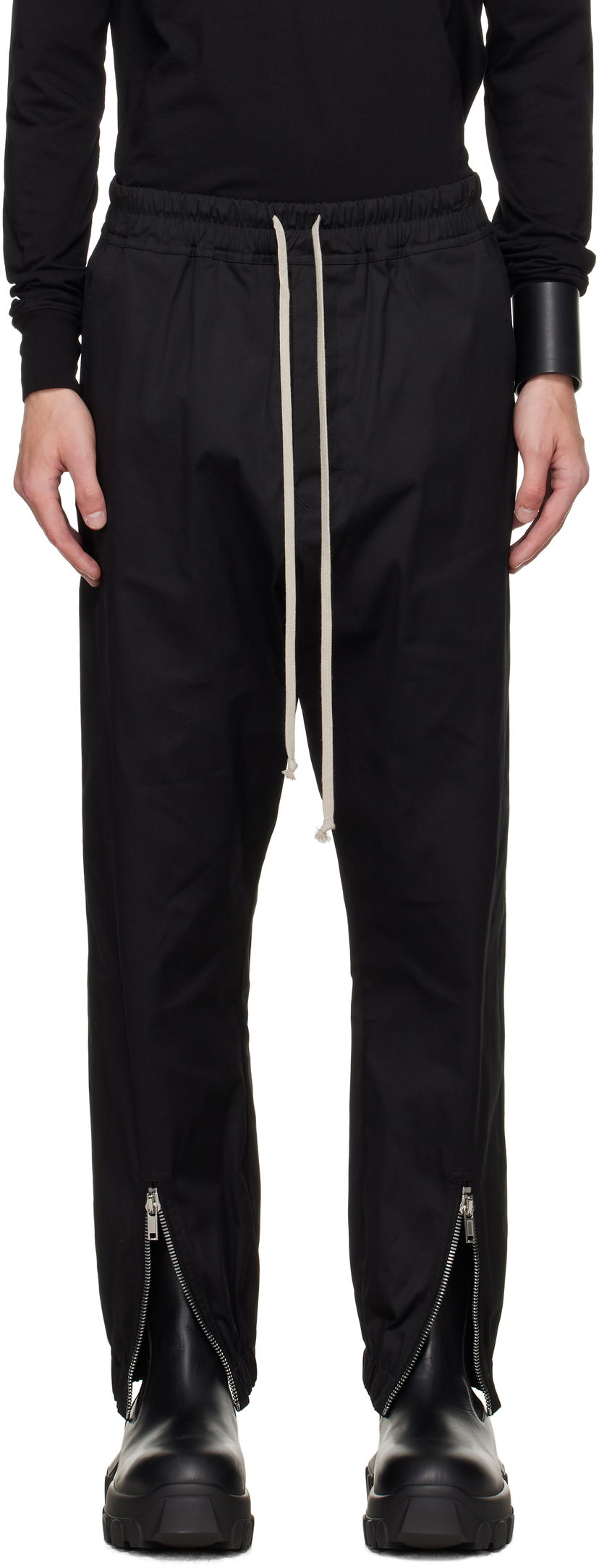 Verryttelyhousut Rick Owens Rick Owens Concordians Tecuatl Track Pants Musta | RU02E1331 TE