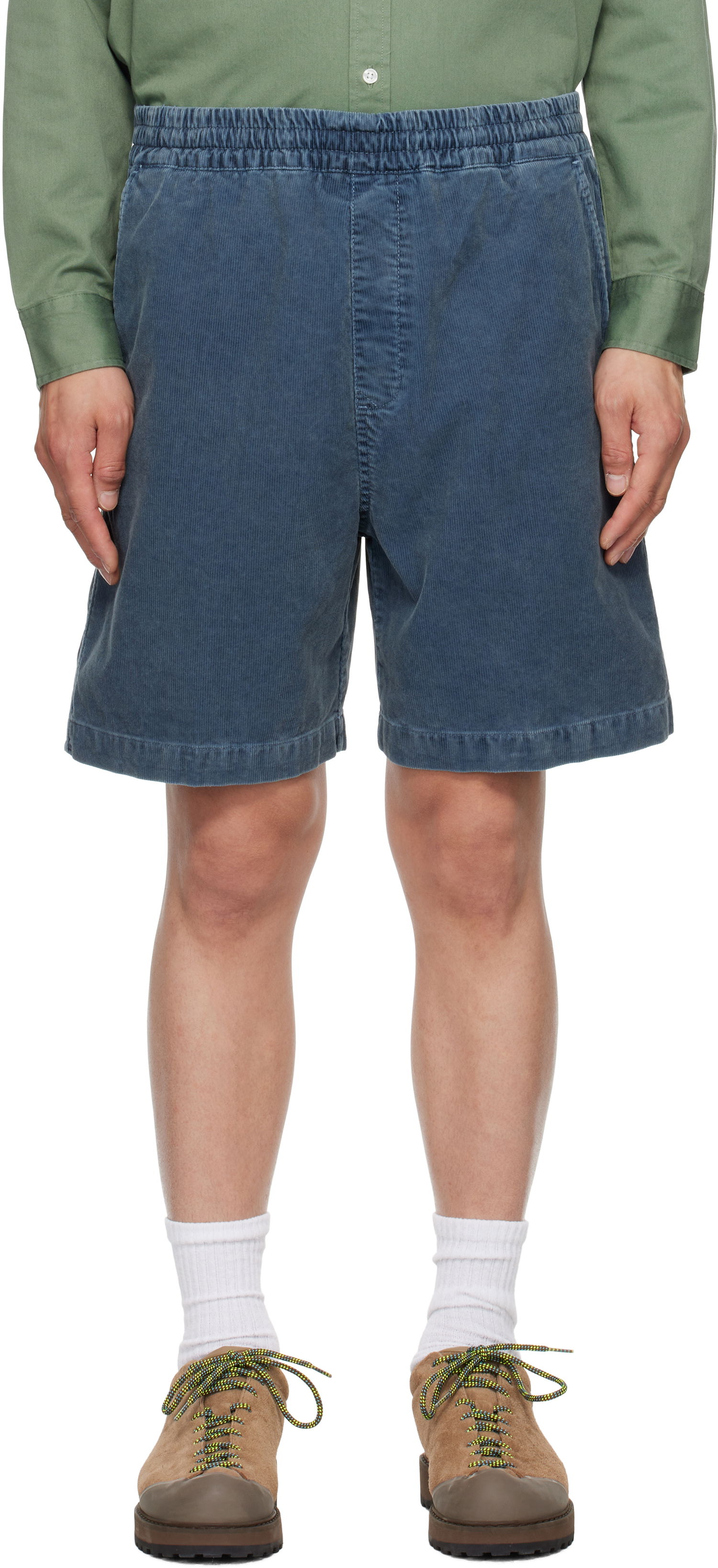 Shortsit Carhartt WIP Reynold Corduroy Relaxed Shorts Sininen | I034877, 0