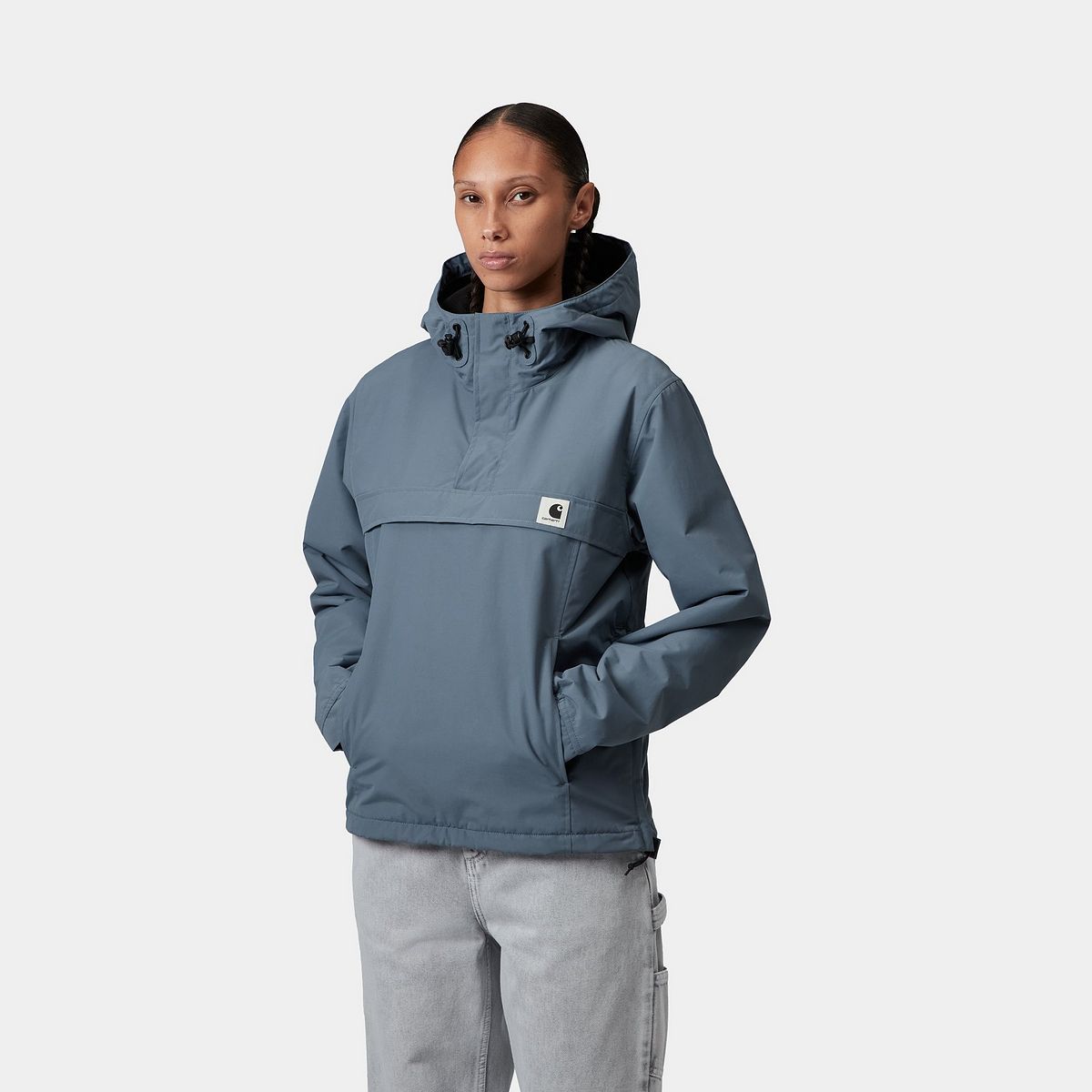 Tuulitakki Carhartt WIP Nimbus Hooded Pullover Sininen | I035694_9, 0