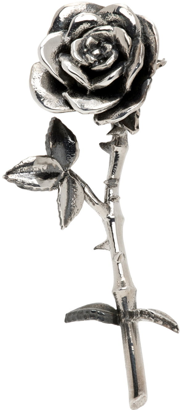 Korvakorut Enfants Riches Déprimés Silver Rose Single Earring Metallinen | 140-198