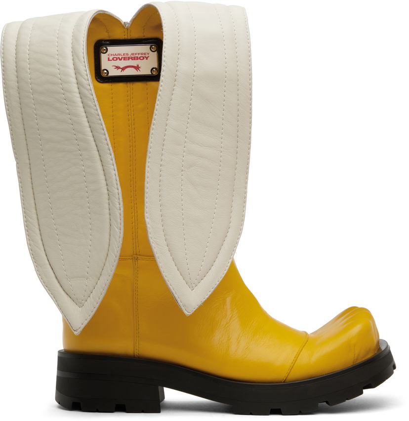 Vaatteet Charles Jeffrey Loverboy Charles Jeffrey LOVERBOY Banana Boots Keltainen | 42150501