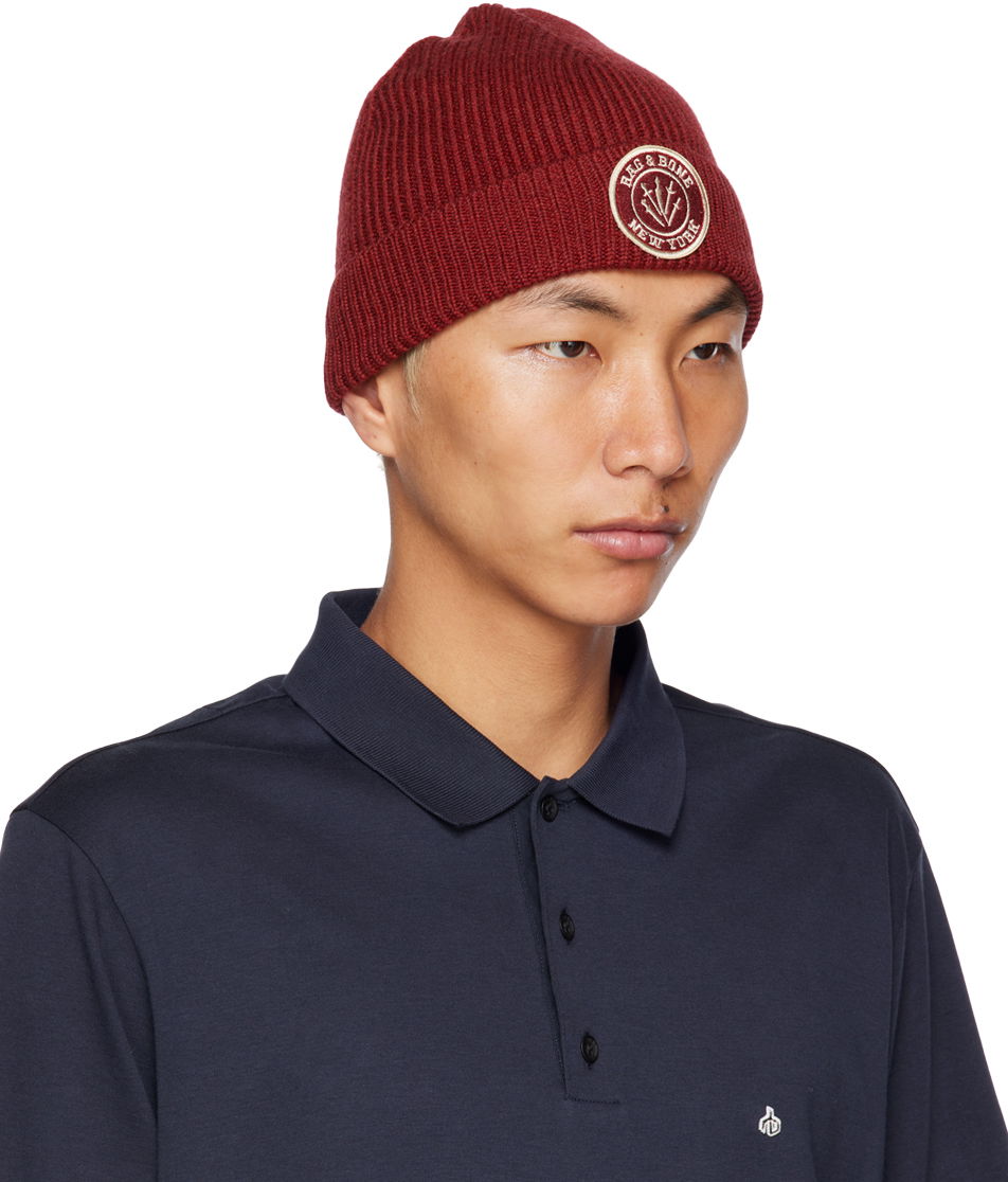 Pipo rag & bone Rag & Bone Charlie Beanie Punainen | MJK22HS005BV05, 1