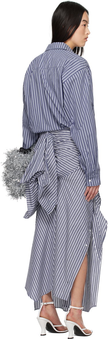 Mekko Ottolinger Ottolinger Deconstructed Shirting Midi Dress Sininen | 11150011101, 2