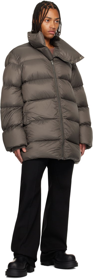 Puffer takki Rick Owens Rick Owens Concordians Turtle Neck Puffer Coat Ruskea | RU02E1791 NPD3, 3