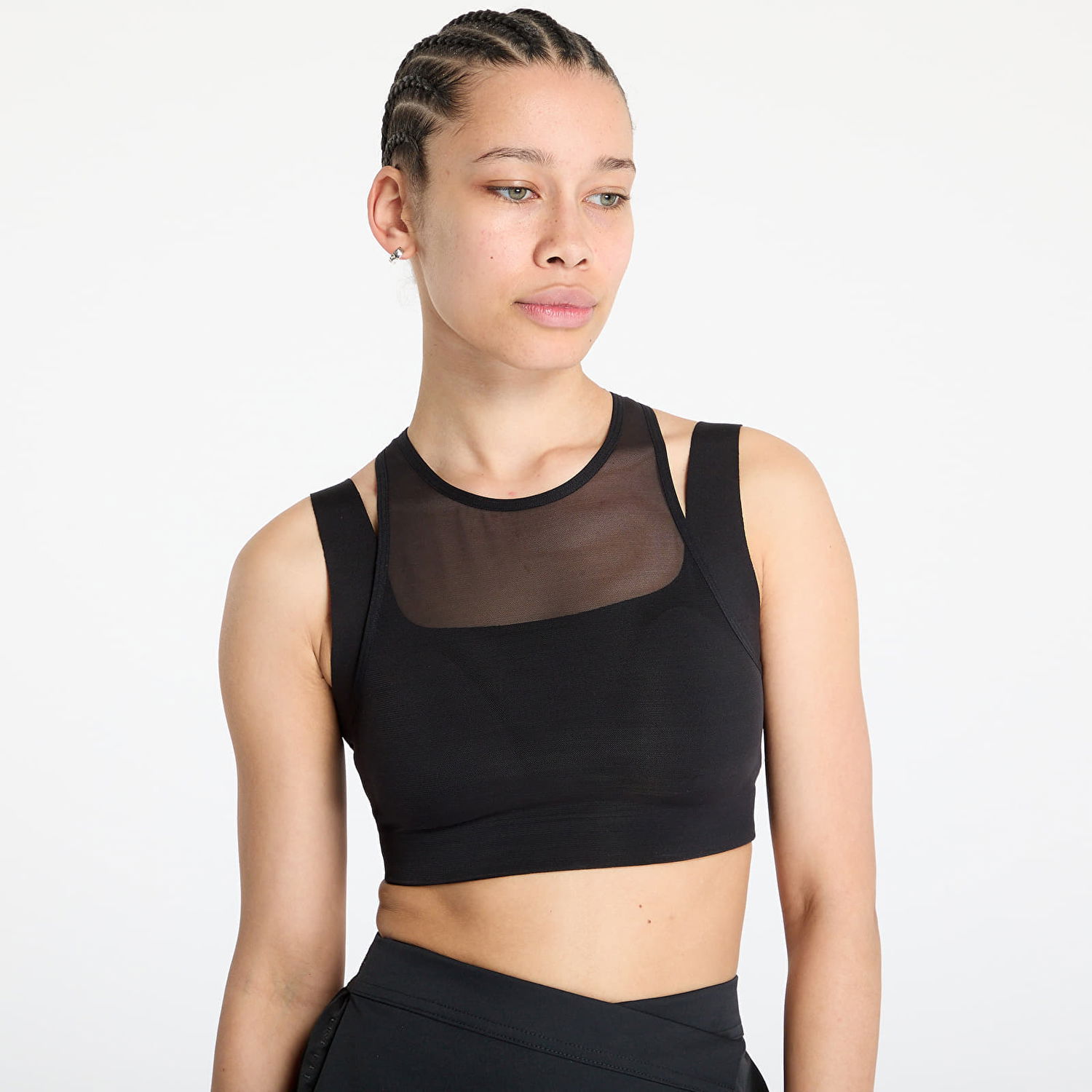 Hame The North Face The North Face Refina Double-Layer Sports Bra Musta | NF0A891KJK31, 1
