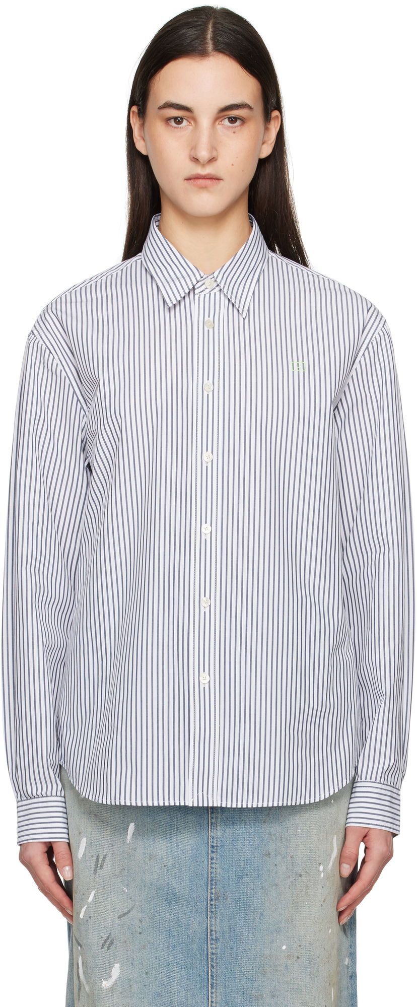 Paita Acne Studios Acne Studios Striped Shirt Valkoinen | CB0097-