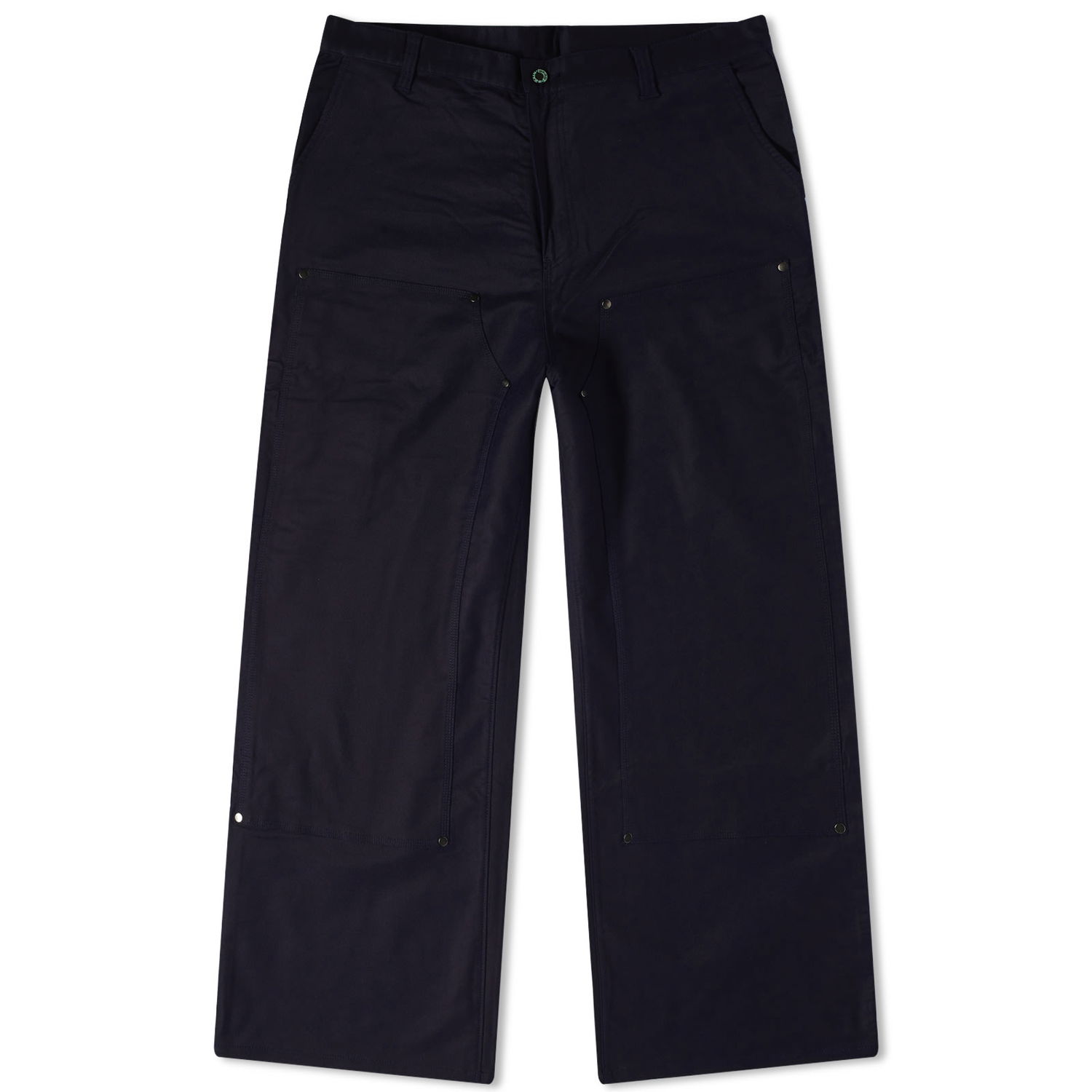 Cargo housut Brain Dead Brain Dead Moleskin Double Knee Pant Tummansininen | BDW23B12003311NY01, 0
