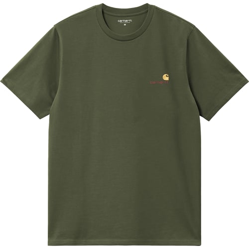 T-paita Carhartt WIP S/S American Script T-Shirt Vihreä | I029956-2BRXX, 0