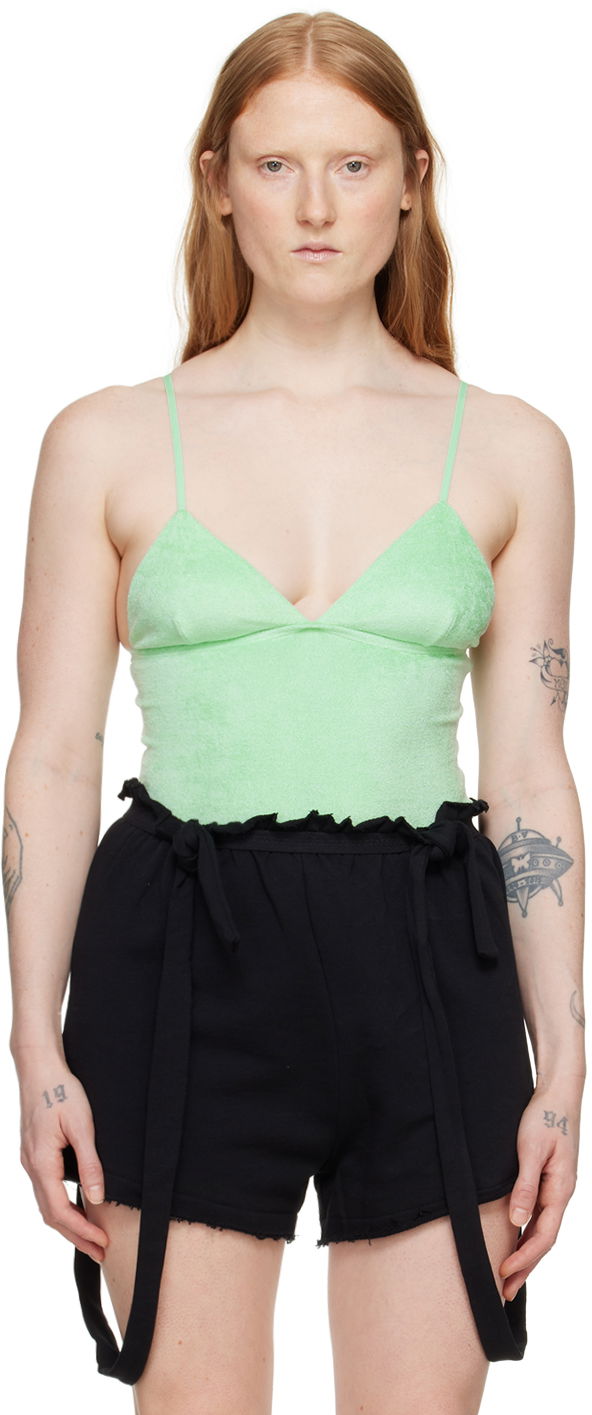 Body Baserange Scoop Neck Slim Fit Bodysuit Vihreä | ONMI-VE-SU24