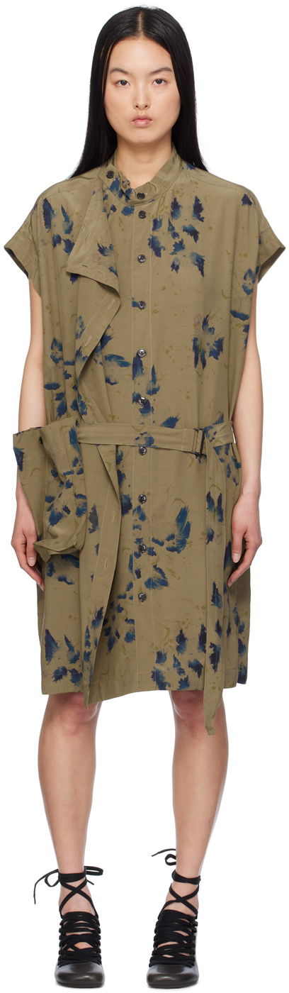 Mekko LEMAIRE Lemaire Asymmetrical Minidress Vihreä | DR1063 LF1262