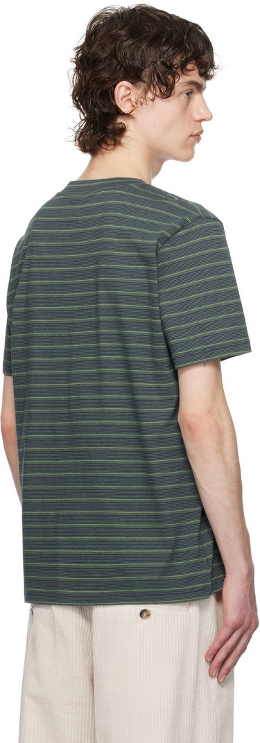 T-paita A.P.C. A.P.C. Aymeric Striped T-Shirt Vihreä | COHGX-H26132, 2