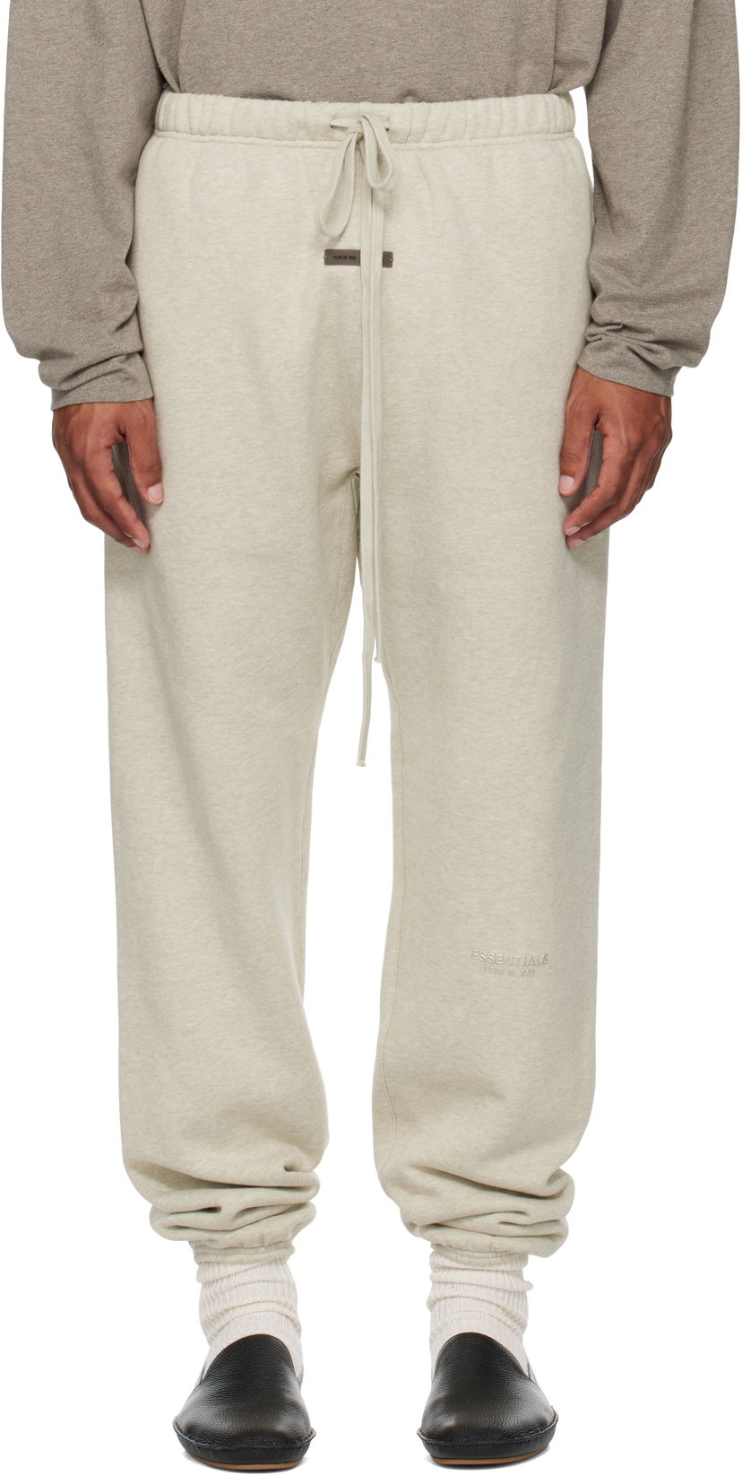 Verryttelyhousut Fear of God Fear of God ESSENTIALS Vintage Fleece Sweatpants Beige | 130SP258042F