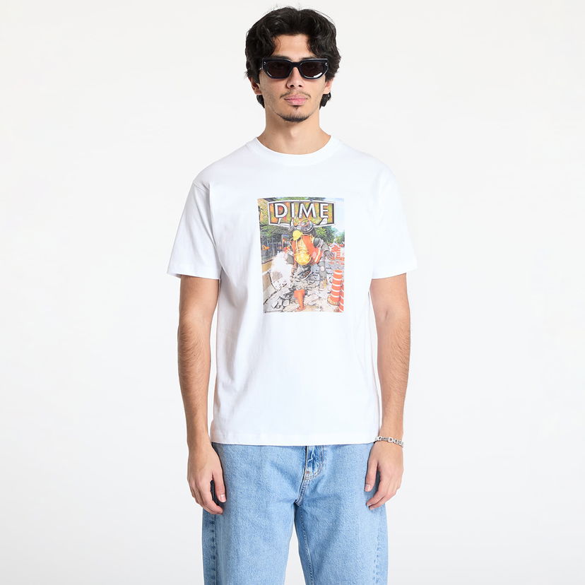 T-paita Dime DIME Pothole T-Shirt Valkoinen | DIMEHO2461WHT