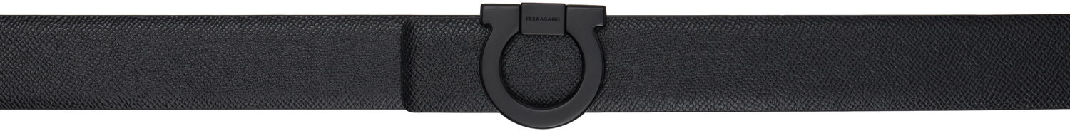 Vyöt FERRAGAMO Ferragamo Fixed Gancini Reversible Belt Musta | 780180, 0