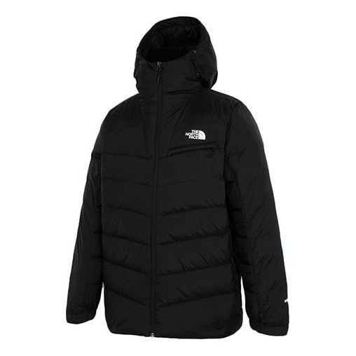 Puffer takki The North Face Retro Nuptse Insulated Hooded Jacket Musta | NF0A7QPK-JK3, 0