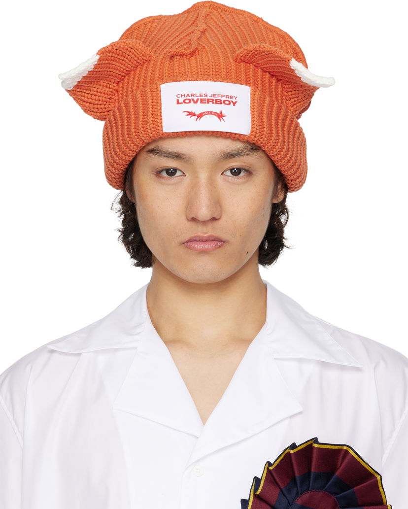 Pipo Charles Jeffrey Loverboy Charles Jeffrey LOVERBOY Chunky Ears Beanie Oranssi | 54130303