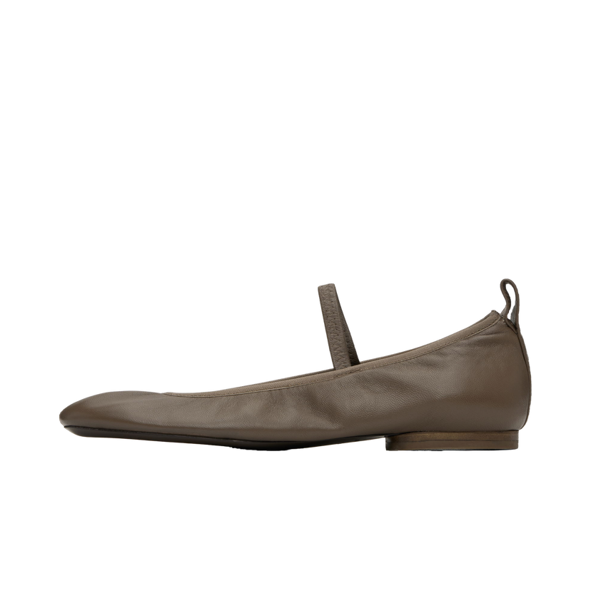 Tennarit ja kengät LEMAIRE Square Toe Ballerina Flats Vihreä | FO0138 LL0115
