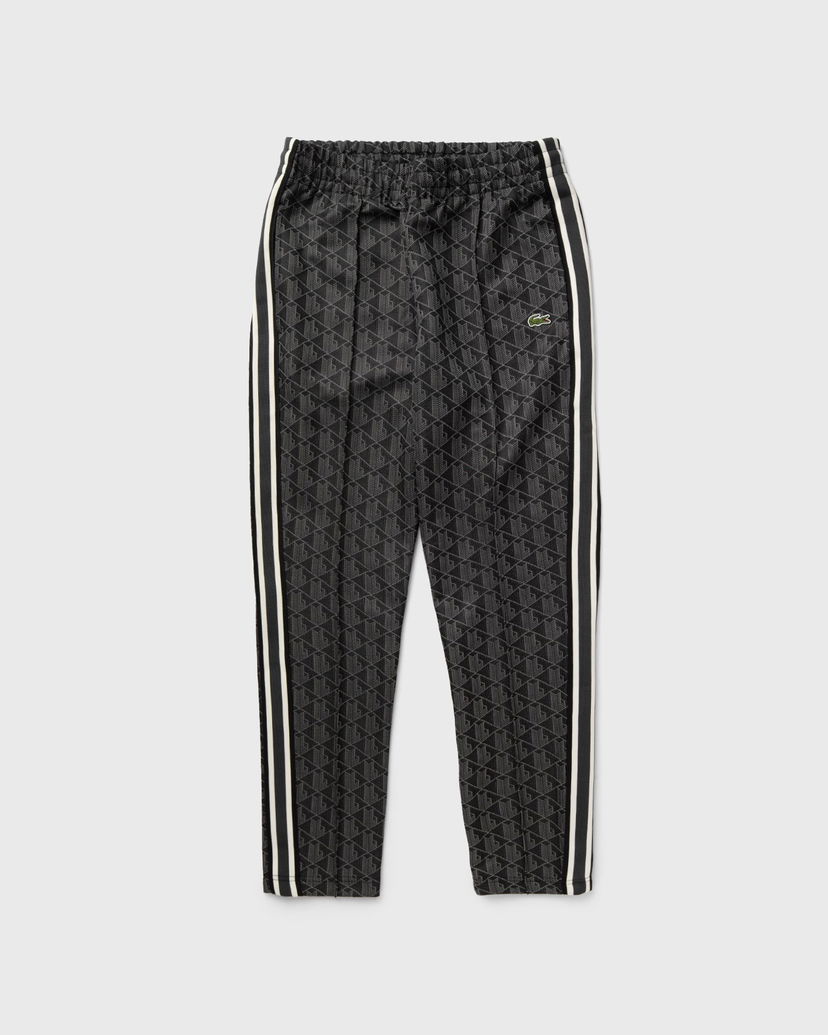 Verryttelyhousut Lacoste PARIS MONOGRAM JACQUARD SWEATPANTS Musta | XH1440-4PC
