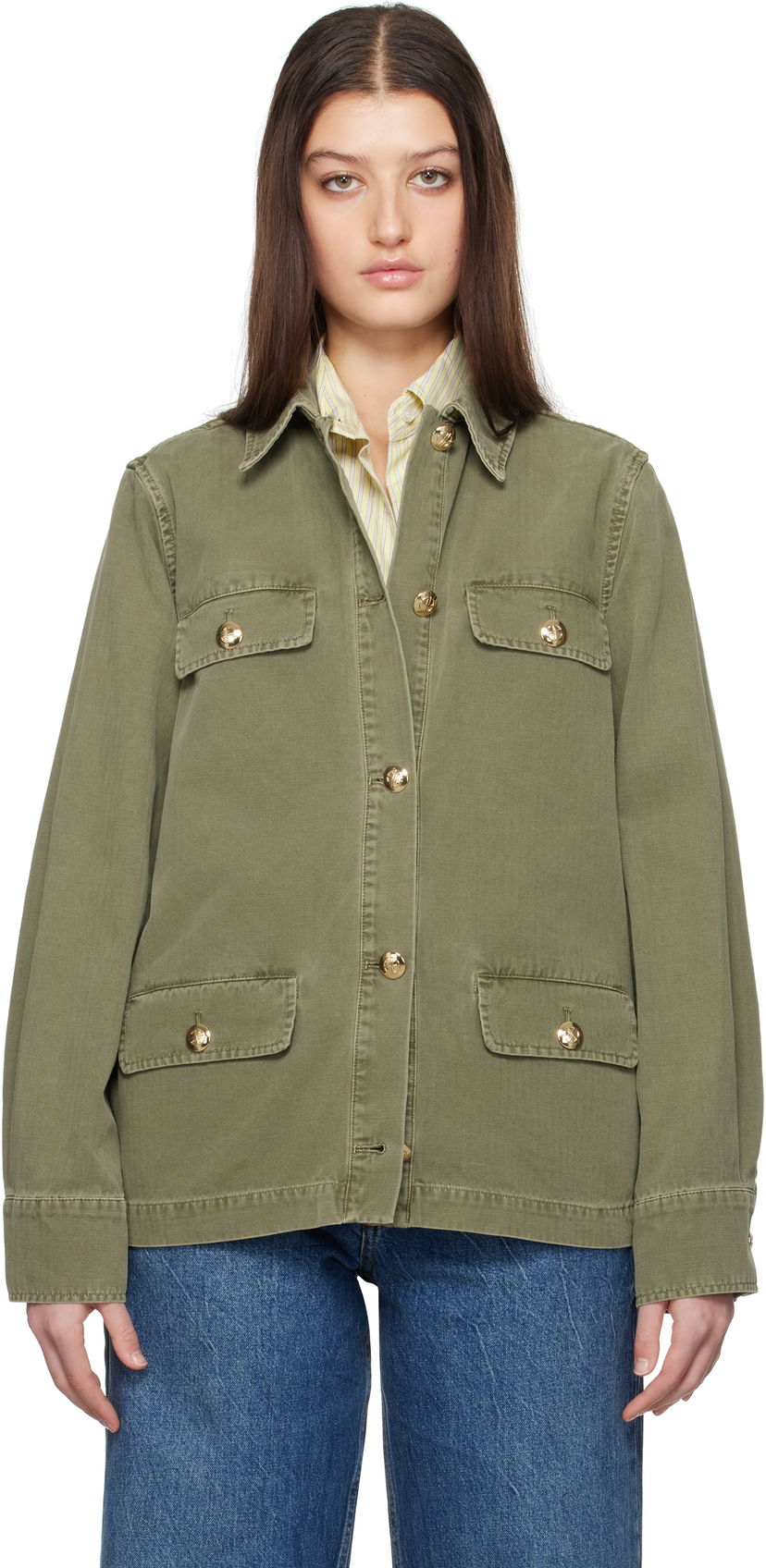 Takki Anine Bing Anine Bing Corey Military Jacket Vihreä | A-01-7178-320