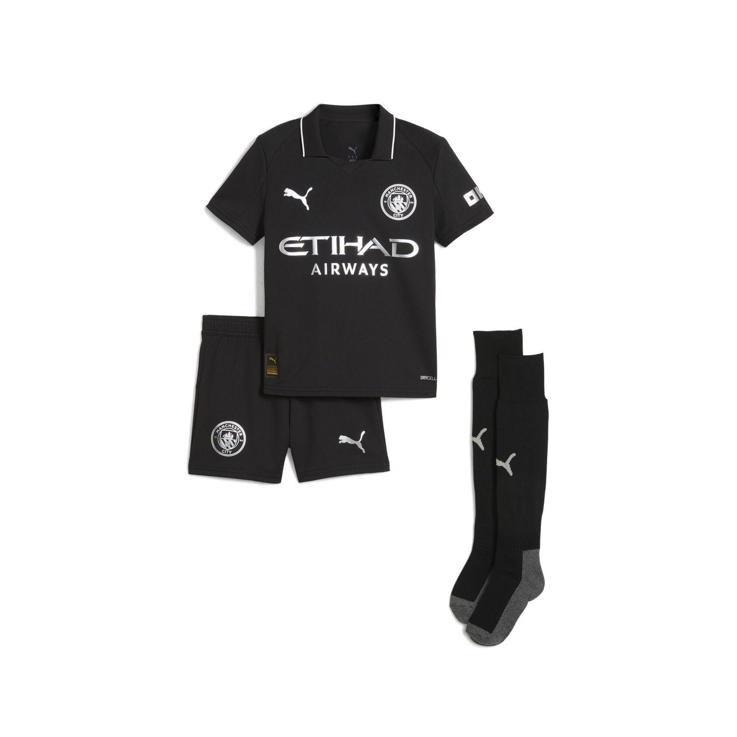 Verryttelypuku Puma Minikit Manchester City 2nd Kit 25/26 Musta | 780355_02, 0