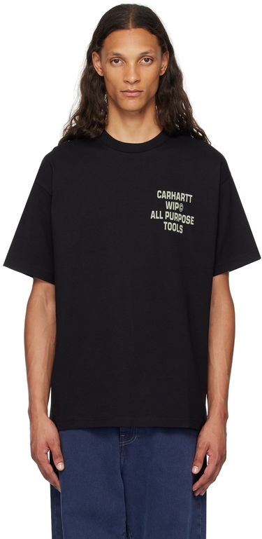 T-paita Carhartt WIP Cross Screw T-Shirt Musta | I033949, 0