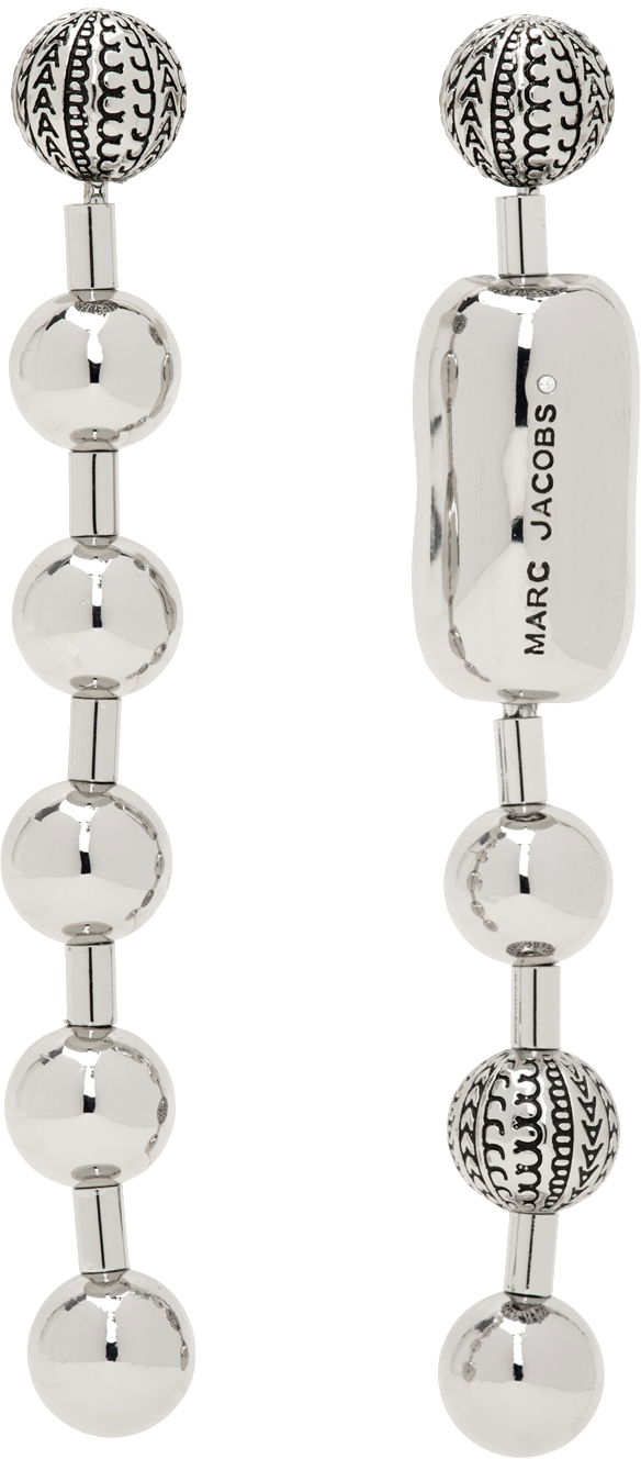 Korvakorut Marc Jacobs Marc Jacobs The Monogram Ball Chain Earrings Metallinen | 2S4JER001J04