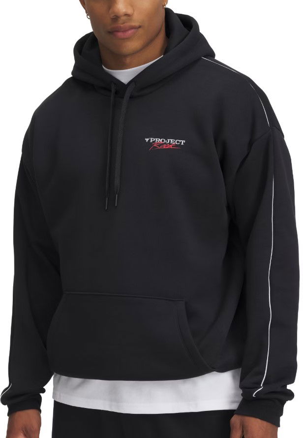 Huppari Under Armour Project Rock Icon Fleece Hoodie Musta | 1389916-001