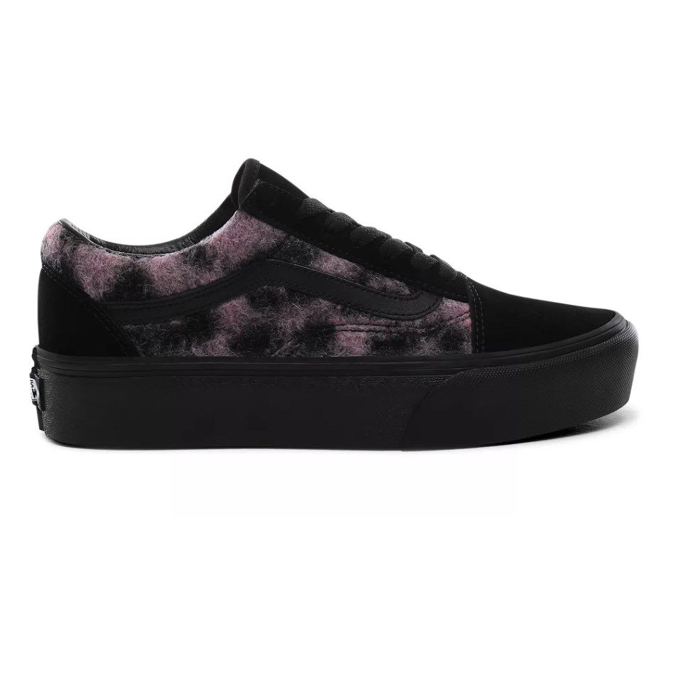 Tennarit ja kengät Vans Old Skool Platform Mix Leopard Musta | VN0A3B3UTRE, 0
