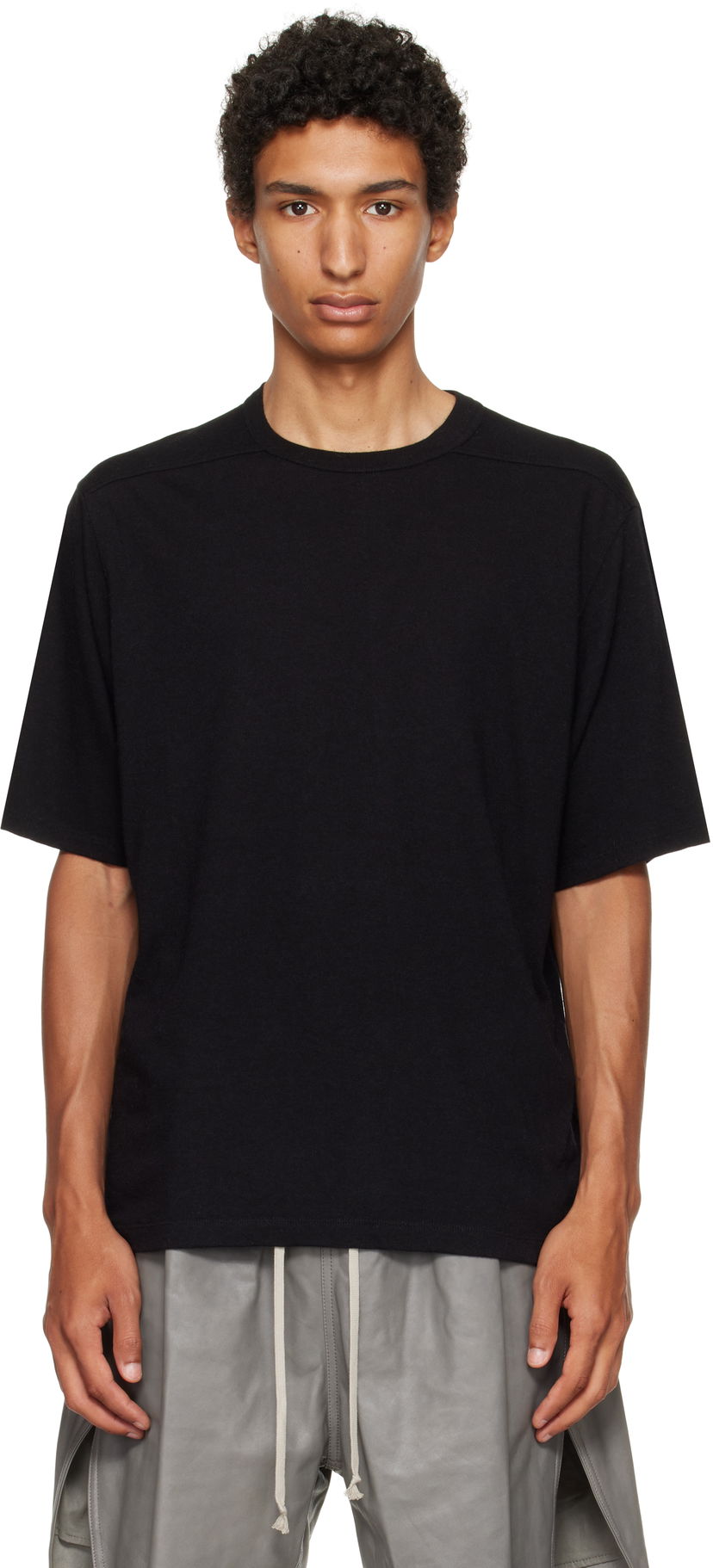 T-paita Rick Owens Rick Owens Concordians Brad T-Shirt Musta | RU02E1232 JR