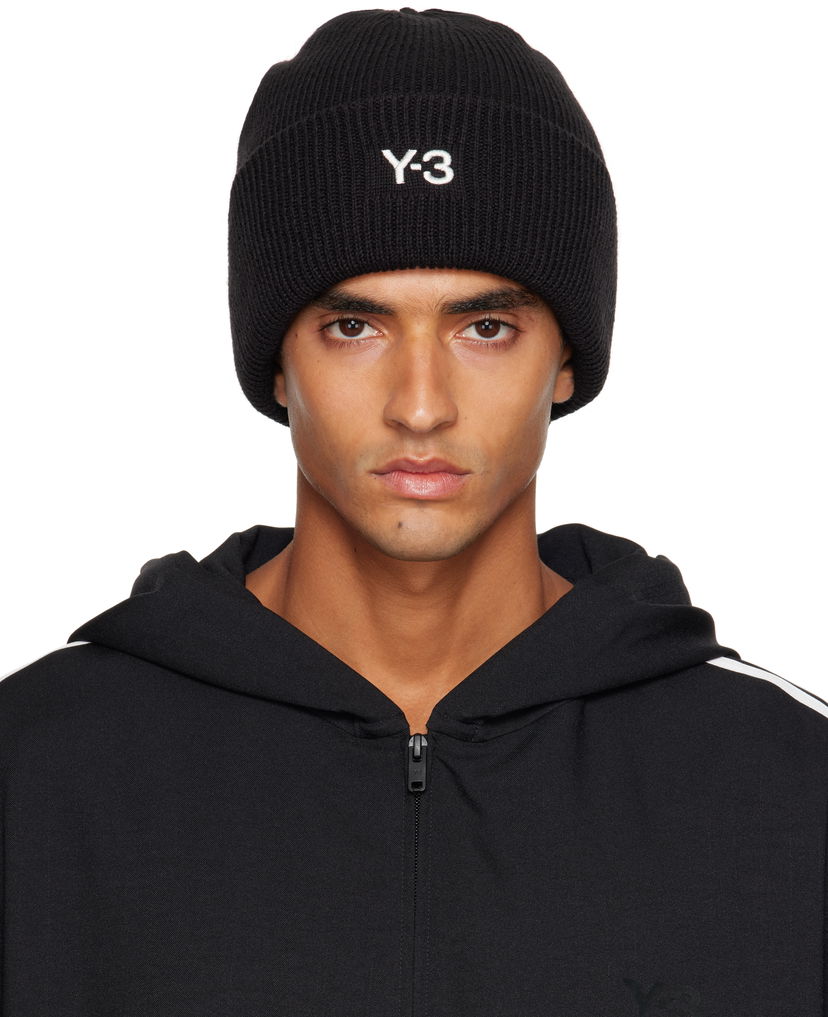 Pipo Y-3 Y-3 Classic Knit Beanie Musta | JW8963