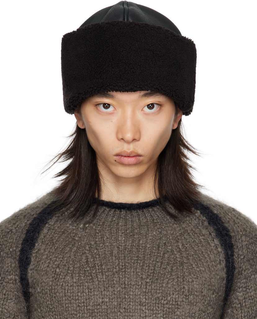 Hattu OUR LEGACY Our Legacy Blizzard Faux-Fur Trapper Hat Musta | A4258BD